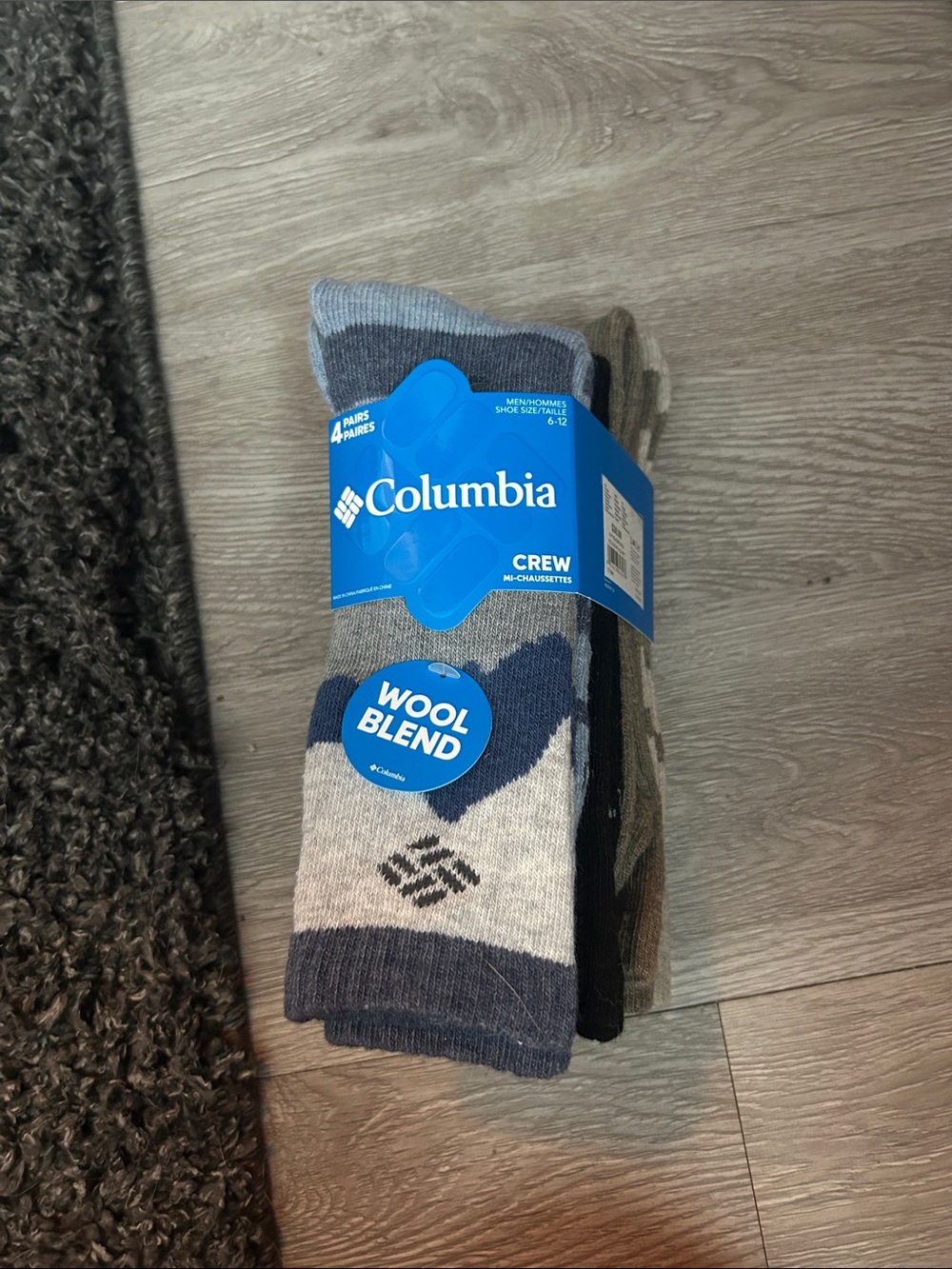 Columbia Wool Socks 4-pack - Picture 2 of 4